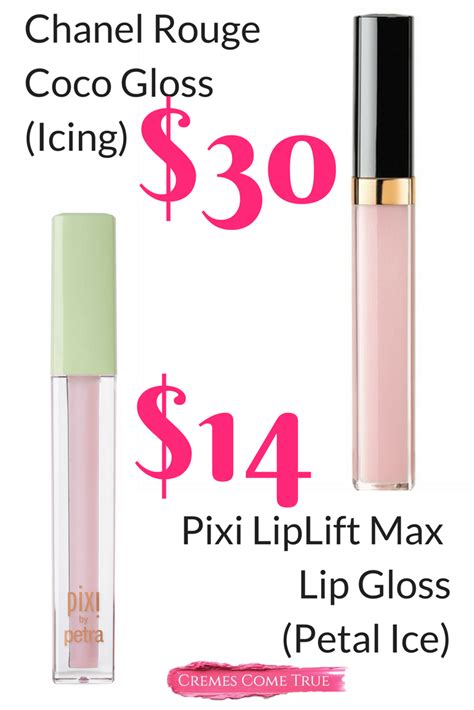 chanel blizzard lip gloss dupe|Chanel lip gloss shade 724.